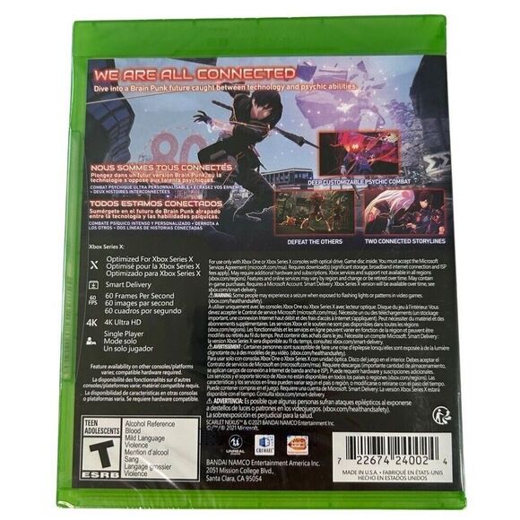 Scarlet Nexus Microsoft Xbox Series X-Xbox One. Brand New Factory Sealed - Picture 4 of 4